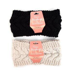 Women's Knit Winter Headband Ear Warmer, Assorted Color.